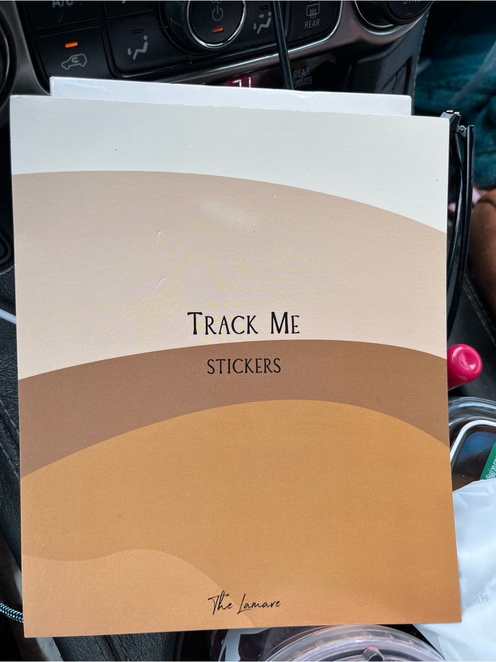 Track Me Stickers - Neutral Brown Set